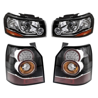 Replacement - 4-Piece Kit (Driver and Passenger Side Headlights, Driver and Passenger Side Tail Lights)