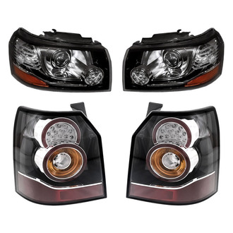 Replacement - 4-Piece Kit (Driver and Passenger Side Headlights, Driver and Passenger Side Tail Lights)