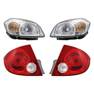 Replacement - 4-Piece Kit (Driver and Passenger Side Headlights, Driver and Passenger Side Tail Lights)