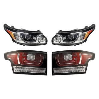 Replacement BNDL-276975 - 4-Piece Kit (Driver and Passenger Side Headlights, Driver and Passenger Side Tail Lights)