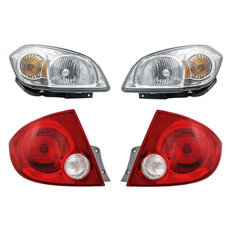Replacement - 4-Piece Kit (Driver and Passenger Side Headlights, Driver and Passenger Side Tail Lights)