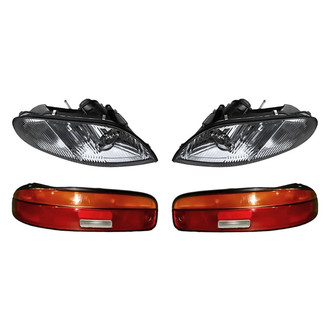 Replacement - 4-Piece Kit (Driver and Passenger Side Headlights, Driver and Passenger Side Tail Lights)