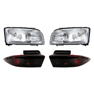 Replacement - 4-Piece Kit (Driver and Passenger Side Headlights, Driver and Passenger Side Outer Tail Lights)