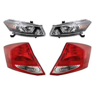 Replacement - 4-Piece Kit (Driver and Passenger Side Headlights, Driver and Passenger Side Tail Lights)