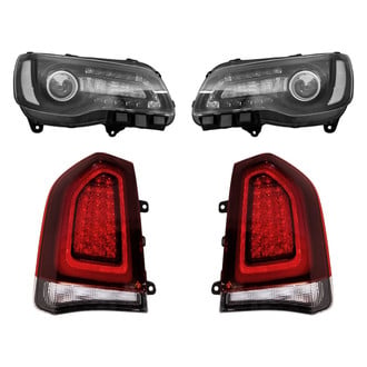 Replacement - 4-Piece Kit (Driver and Passenger Side Headlights, Driver and Passenger Side Tail Lights)
