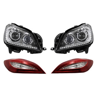 Replacement - 4-Piece Kit (Driver and Passenger Side Headlights, Driver and Passenger Side Tail Lights)