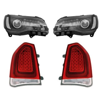 Replacement - 4-Piece Kit (Driver and Passenger Side Headlights, Driver and Passenger Side Tail Lights)