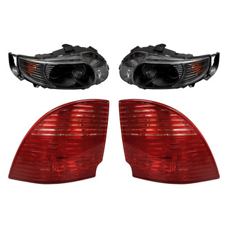 Replacement - 4-Piece Kit (Driver and Passenger Side Headlights, Driver and Passenger Side Outer Tail Lights)