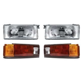 Replacement - 4-Piece Kit (Driver and Passenger Side Headlights, Driver and Passenger Side Tail Lights)