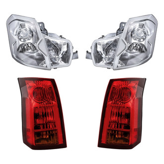 Replacement - 4-Piece Kit (Driver and Passenger Side Headlights, Driver and Passenger Side Tail Lights)