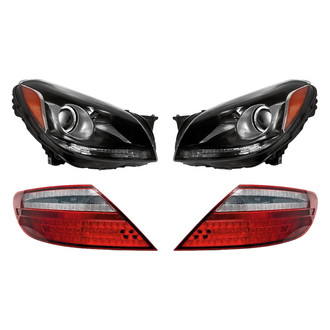 Replacement - 4-Piece Kit (Driver and Passenger Side Headlights, Driver and Passenger Side Tail Lights)