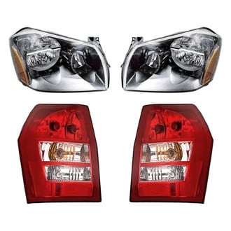 Replacement - 4-Piece Kit (Driver and Passenger Side Headlights, Driver and Passenger Side Tail Lights)