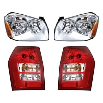 Replacement - 4-Piece Kit (Driver and Passenger Side Headlights, Driver and Passenger Side Tail Lights)