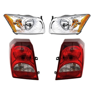 Replacement - 4-Piece Kit (Driver and Passenger Side Headlights, Driver and Passenger Side Tail Lights)