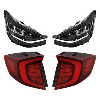 Replacement - 4-Piece Kit (Driver and Passenger Side Headlights, Driver and Passenger Side Outer Tail Lights)