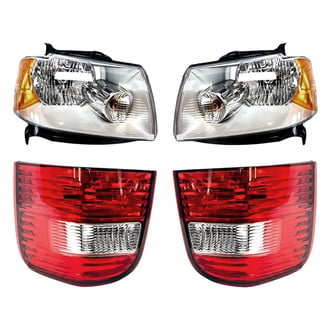 Replacement - 4-Piece Kit (Driver and Passenger Side Headlights, Driver and Passenger Side Tail Lights)