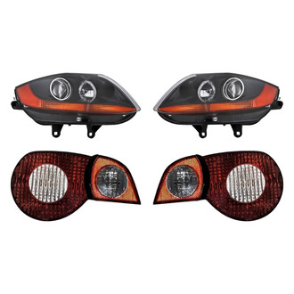 Replacement - 4-Piece Kit (Driver and Passenger Side Headlights, Driver and Passenger Side Tail Lights)