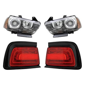 Replacement - 4-Piece Kit (Driver and Passenger Side Headlights, Driver and Passenger Side Outer Tail Lights)