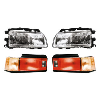 Replacement - 4-Piece Kit (Driver and Passenger Side Headlights, Driver and Passenger Side Tail Lights)