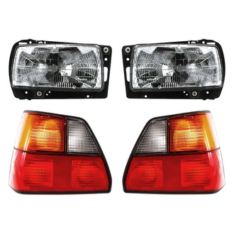 Replacement - 4-Piece Kit (Driver and Passenger Side Headlights, Driver and Passenger Side Tail Lights)