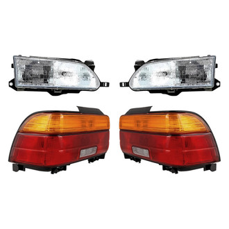 Replacement - 4-Piece Kit (Driver and Passenger Side Headlights, Driver and Passenger Side Tail Lights)