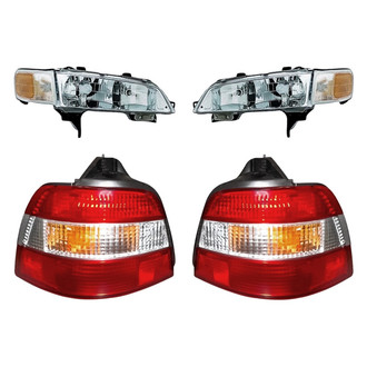 Replacement - 4-Piece Kit (Driver and Passenger Side Headlights, Driver and Passenger Side Tail Lights)