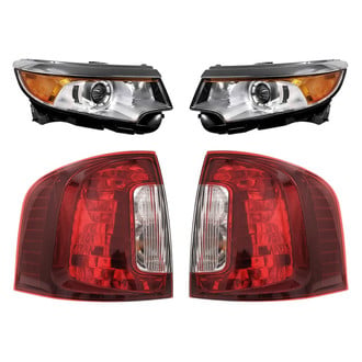 Replacement - 4-Piece Kit (Driver and Passenger Side Headlights, Driver and Passenger Side Tail Lights)