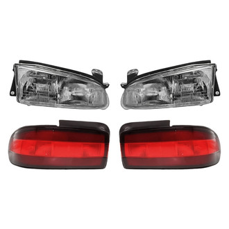 Replacement - 4-Piece Kit (Driver and Passenger Side Headlights, Driver and Passenger Side Tail Lights)