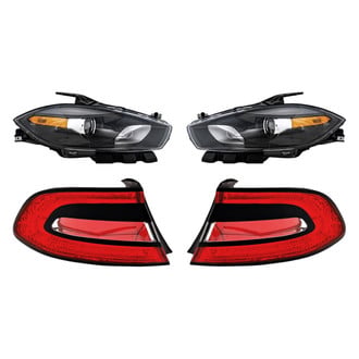 Replacement - 4-Piece Kit (Driver and Passenger Side Headlights, Driver and Passenger Side Outer Tail Lights)