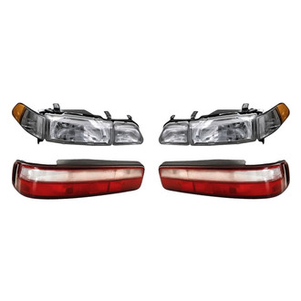 Replacement - 4-Piece Kit (Driver and Passenger Side Headlights, Driver and Passenger Side Tail Lights)