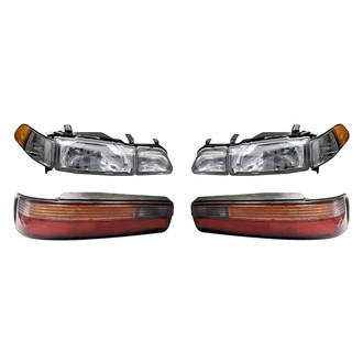 Replacement - 4-Piece Kit (Driver and Passenger Side Headlights, Driver and Passenger Side Tail Lights)