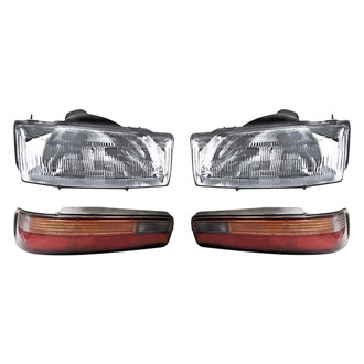 Replacement - 4-Piece Kit (Driver and Passenger Side Headlights, Driver and Passenger Side Tail Lights)