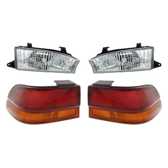 Replacement - 4-Piece Kit (Driver and Passenger Side Headlights, Driver and Passenger Side Outer Tail Lights)