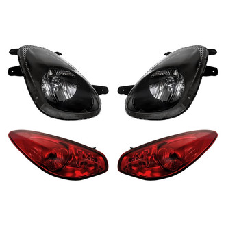 Replacement - 4-Piece Kit (Driver and Passenger Side Headlights, Driver and Passenger Side Tail Lights)