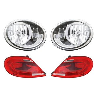 Replacement - 4-Piece Kit (Driver and Passenger Side Headlights, Driver and Passenger Side Tail Lights)