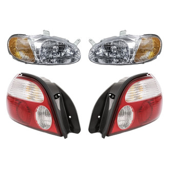 Replacement - 4-Piece Kit (Driver and Passenger Side Headlights, Driver and Passenger Side Tail Lights)