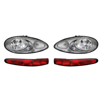 Replacement - 4-Piece Kit (Driver and Passenger Side Headlights, Driver and Passenger Side Tail Lights)