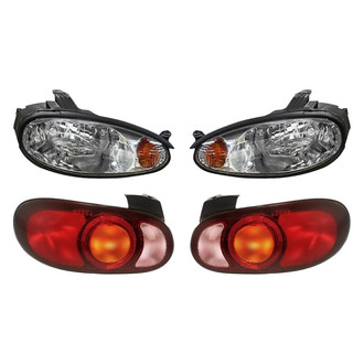 Replacement - 4-Piece Kit (Driver and Passenger Side Headlights, Driver and Passenger Side Tail Lights)