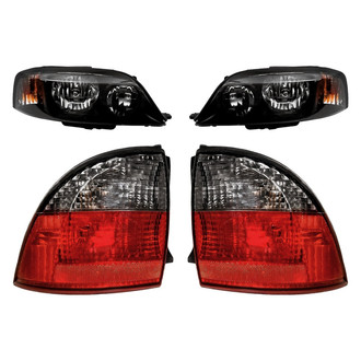 Replacement - 4-Piece Kit (Driver and Passenger Side Headlights, Driver and Passenger Side Outer Tail Lights)