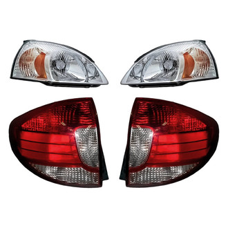 Replacement - 4-Piece Kit (Driver and Passenger Side Headlights, Driver and Passenger Side Tail Lights)