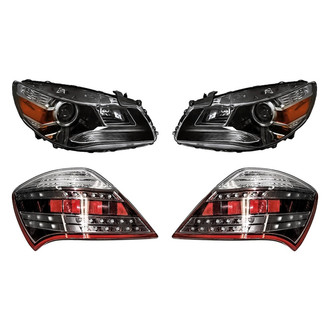 Replacement - 4-Piece Kit (Driver and Passenger Side Headlights, Driver and Passenger Side Tail Lights)