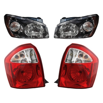 Replacement - 4-Piece Kit (Driver and Passenger Side Headlights, Driver and Passenger Side Tail Lights)
