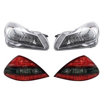 Replacement - 4-Piece Kit (Driver and Passenger Side Headlights, Driver and Passenger Side Tail Lights)