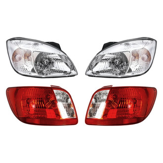 Replacement - 4-Piece Kit (Driver and Passenger Side Headlights, Driver and Passenger Side Tail Lights)