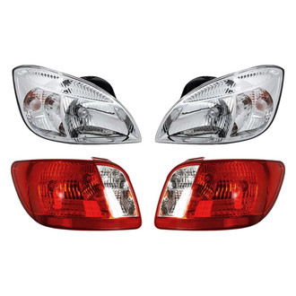 Replacement - 4-Piece Kit (Driver and Passenger Side Headlights, Driver and Passenger Side Tail Lights)