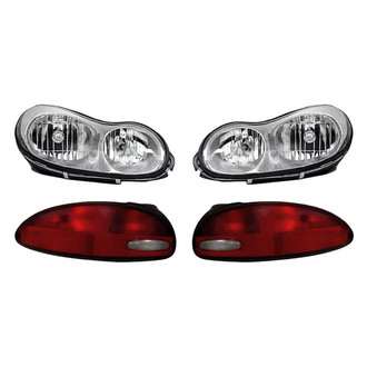 Replacement - 4-Piece Kit (Driver and Passenger Side Headlights, Driver and Passenger Side Tail Lights)