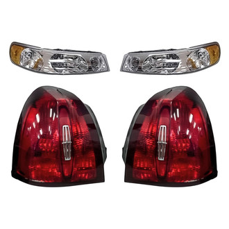 Replacement - 4-Piece Kit (Driver and Passenger Side Headlights, Driver and Passenger Side Tail Lights)
