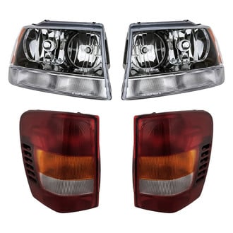 Replacement - 4-Piece Kit (Driver and Passenger Side Headlights, Driver and Passenger Side Tail Lights)