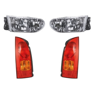 Replacement - 4-Piece Kit (Driver and Passenger Side Headlights, Driver and Passenger Side Tail Lights)