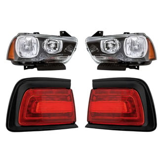 Replacement - 4-Piece Kit (Driver and Passenger Side Headlights, Driver and Passenger Side Outer Tail Lights)